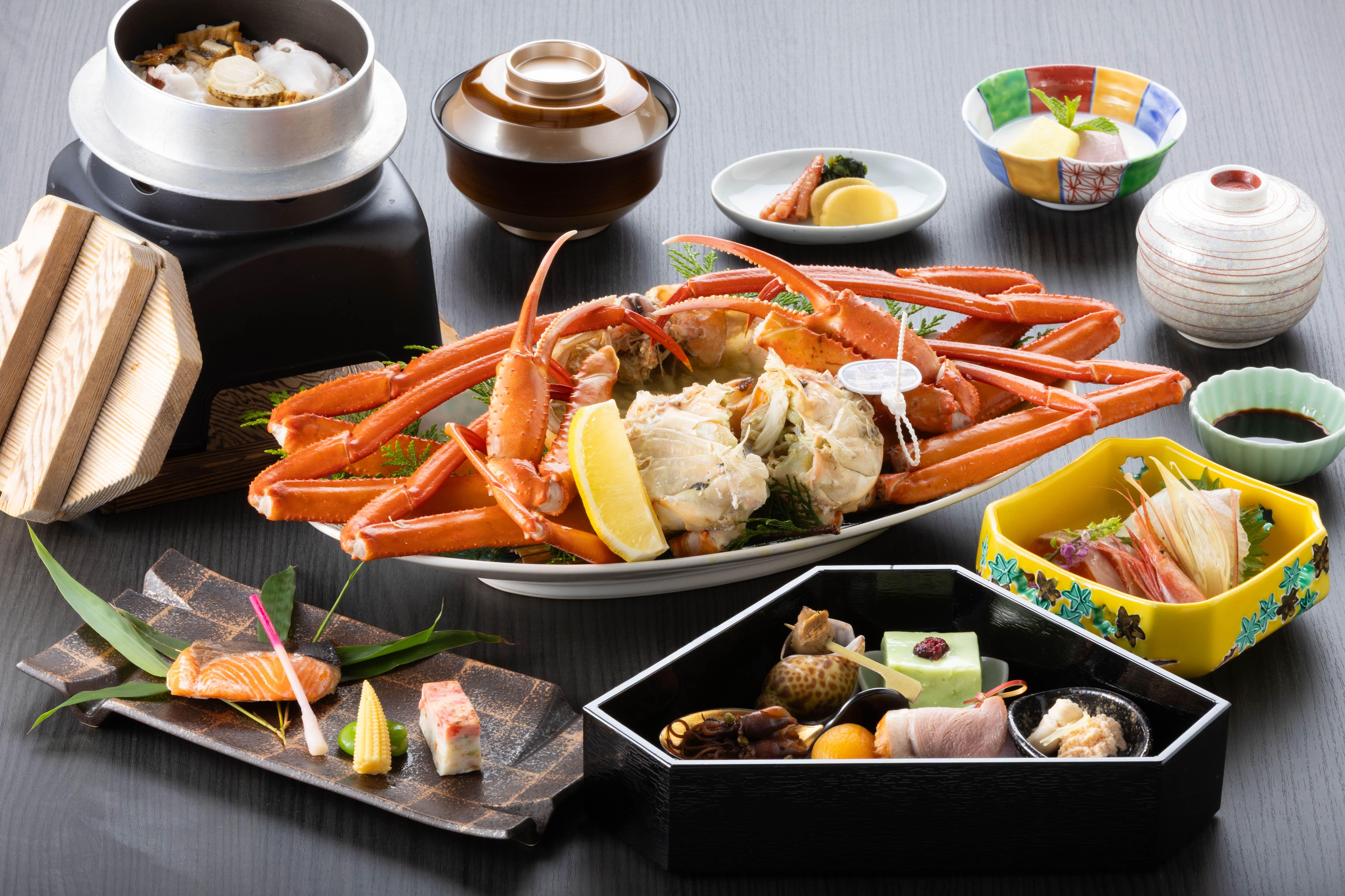 [料理長オススメ]１人１杯★紅ずわいがに姿盛りご膳